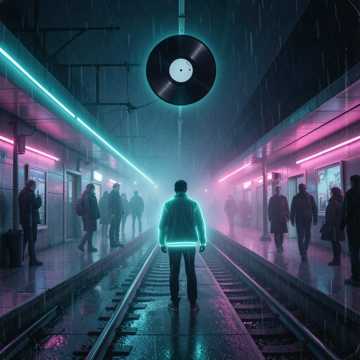Cover art for "Platform 4" — an original song generated with the PrismPoster Music Studio